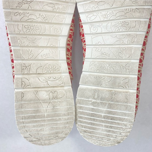 Skecher Women's BOBS Flexpadrille 3.0-Dark Horse Flats Shoe 113091; RED Size 6.5 - Picture 14 of 16